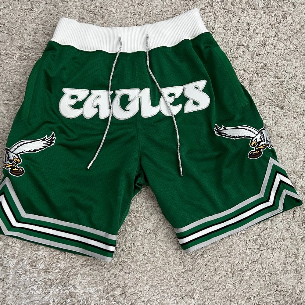 Just Don x Mitchell & Ness Philadelphia Eagles NFL Shorts New Limited Edition